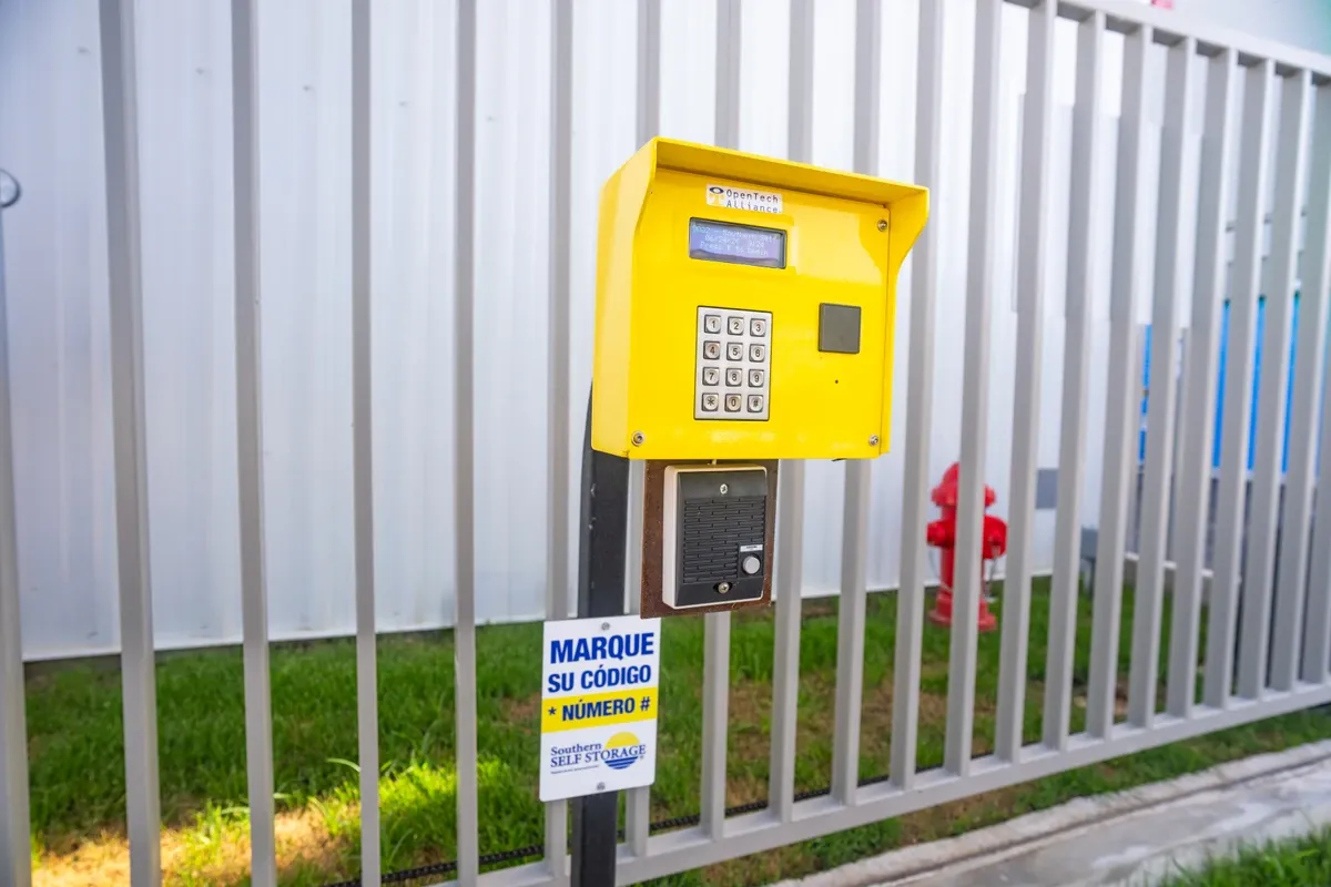 Southern Self Storage Mayaguez gate code